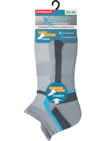Носки муж. полиамидные арт. 42-92 Х-prof, р.25-27, 082 св.серый || Шкарпетки чол. поліамідні арт. 42-92 Х-prof, р.25-27, 082 св.сірий