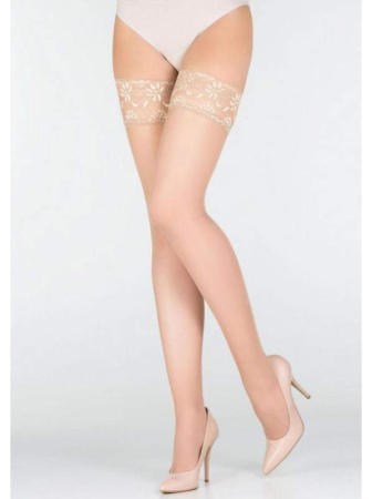 Чулки женские MARILYN Erotic 15, 3/4, grigio(серый)