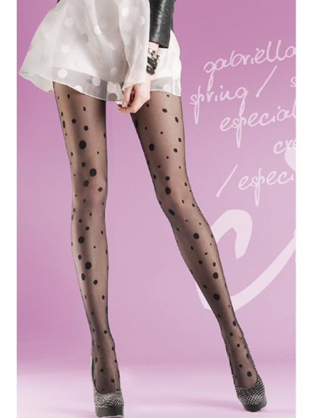 Колготки Gabriella Giny 20 den без трусиковой части Черный Колготки Gabriella Giny 20 den без трусиковой части Черный