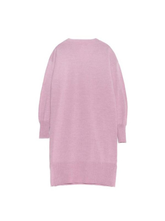 Ультракомфортное платье из итальянской пряжи с мериносовой шерстью LDK 072 || Плаття жін. CE LDK072 18С-224СП, р.170-88-94, wild rose