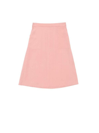 Юбка А-силуэта из вискозы с эффектом &quot;ощущение шелка&quot; FROSTY || Спідниця жін. CE FROSTY, р.170-102, misty coral