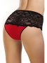 Полные трусики ORO Giovana 2215 Красно-черный
