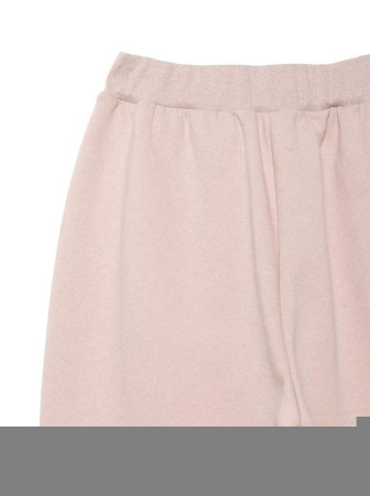 Джоггеры ORA с высокой посадкой с легким мерцанием люрекса || Брюки жін. CE ORA, р.170-94, shiny rose