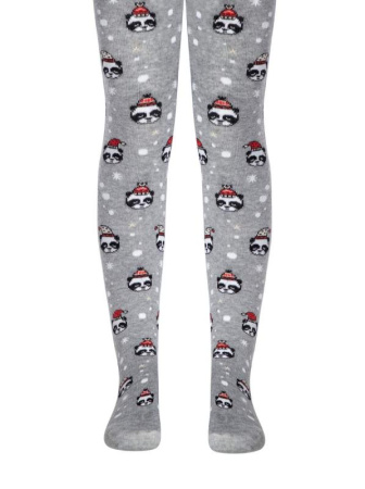 Колготки дитячі Conte Kids NEW YEAR 19С-95/1СП, р. 62-74 (12), 554 сірий