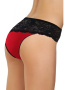 Полные трусики ORO Beatricia 2205 Красно-черный