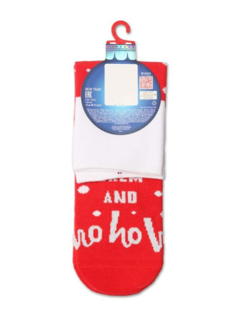 Носки жен. хлопковые Conte NEW YEAR 20С-61СП, р.23-25, 519 красный || Шкарпетки жін. бавовняні CE NEW YEAR 20С-34СП, р.23-25, 521 темно-синій