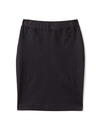 Юбка-карандаш с напылением &quot;под кожу&quot; GLORIA || Спідниця жін. CE GLORIA, р.170-92-98, Nero