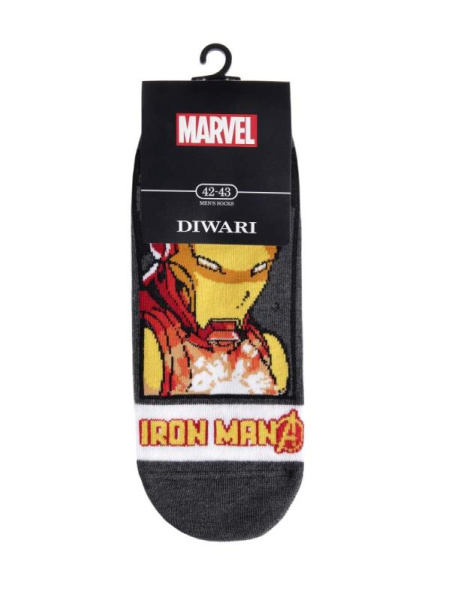 Носки муж. DW MARVEL 17С-141СПМ, р.29, 065 темно-серый