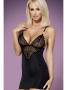 Комплект Obsessive 828-CHE-1 chemise Черный
