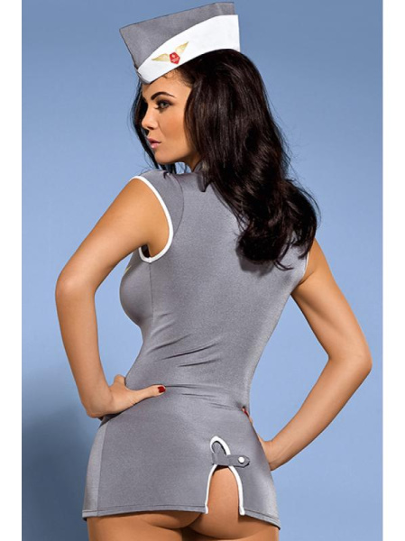 Костюм Obsessive Stewardess Серый