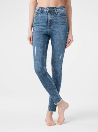Моделирующие eco-friendly джинсы skinny c супервысокой посадкой CON-176 Lycra Моделирующие eco-friendly джинсы skinny c супервысокой посадкой CON-176 Lycra