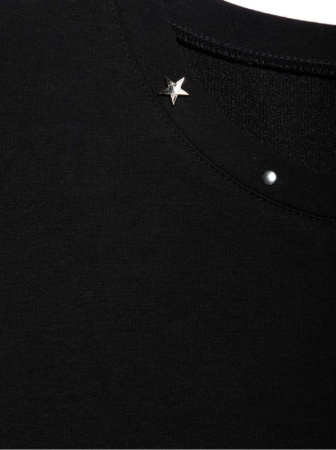 Ультракомфортный свитшот с металлическим декором LD 887 || Джемпер жін. CE LD 887, р.170-88, black