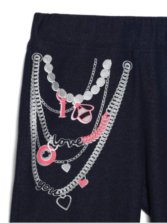 Джеггинсы с оригинальным рисунком &quot;цепочки&quot; PUNK FUN, р.98, 104-52 || Джеггінси з оригінальним малюнком &quot;ланцюжка&quot; PUNK-FUN, р. 98, 104-52