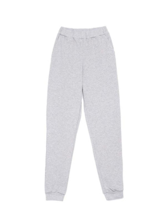 Джоггеры ORA с высокой посадкой с легким мерцанием люрекса || Брюки жін. CE ORA, р.164-94, shiny grey