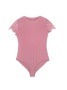 Фактурный боди-топ из вискозы премиального качества с кружевом LBD 1034 || Боді жін. CE LBD 1034, р.164-96-102, deep dusty rose