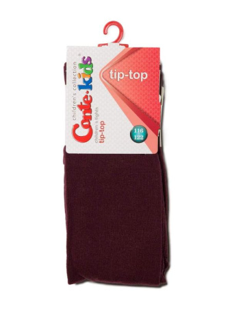 Колготки детские Conte Kids TIP-TOP, р.128-134, 000 темно-бордовий || Колготки дитячі Conte Kids TIP-TOP, р. 128-134, 000 темно-бордовий