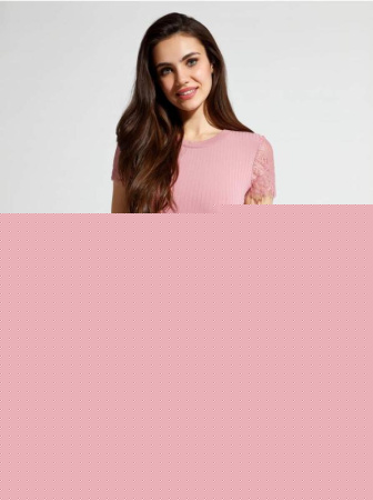 Замшевая юбка А-силуэта c рельефными линиями DESIRE