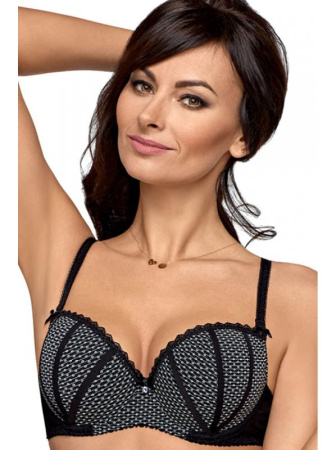 Бюстгальтер формованный Ava Black Spinel AV 1812 Черно-белый
