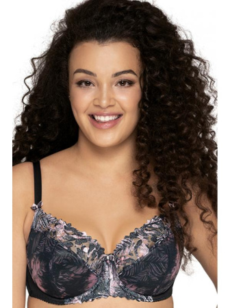 Бюстгальтер полумягкий Ava Peace and Love AV 1957 Черно-розовый