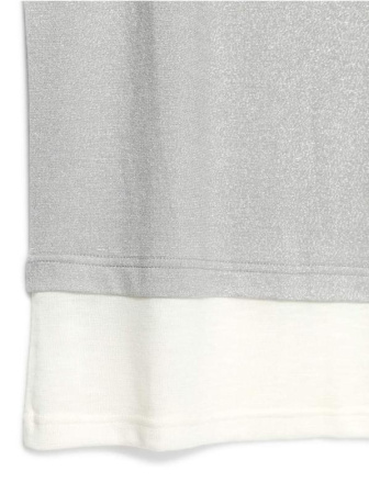 Комбинированный джемпер со спущенной линией плеча LD 629 || ВТЖ Джемпер жін. CELG LD 629, р.170,176-88, сірий