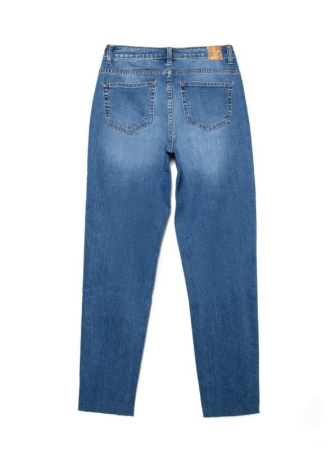 Eco-friendly джинсы Mom Fit с высокой посадкой CON-189 || Брюки джинсові жін. CE CON-189, р.170-106, mid blue Eco-friendly джинсы Mom Fit с высокой посадкой CON-189 || Брюки джинсові жін. CE CON-189, р.170-106, mid blue