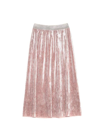 Велюровая юбка с плиссировкой MADEMOISELLE || Спідниця жін. CE MADEMOISELLE, р.164-90, dusty rose