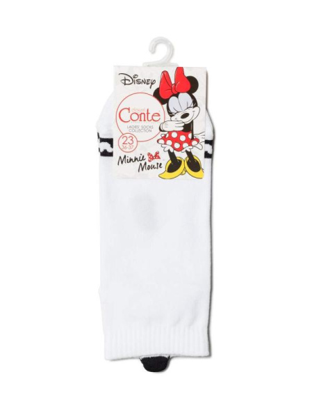 Носки жен. хлопковые Conte DISNEY 20С-1СПМ, р.23, 209 белый