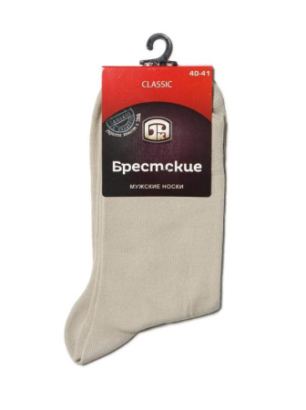 НОСКИ МУЖСКИЕ 14С2122-Д38, р.29, 000 ПЕСОЧНЫЙ || ШКАРПЕТКИ ЧОЛ 2122 CLASSIC (середньої довжини), р.27, 016 ЧОРНИЙ