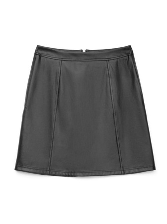 Юбка А-силуэта с напылением &quot;под кожу&quot; LITA || Спідниця жін. CE LITA, р.170-98, black