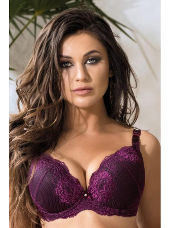 Бюстгальтер формованный Dama Kier Fiore Баклажан