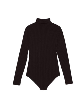 Классическая боди-водолазка в рубчик из вискозы премиального качества LBD 1030 || Боді жін. CE LBD 1030, р.164-96-102, black Классическая боди-водолазка в рубчик из вискозы премиального качества LBD 1030 || Боді жін. CE LBD 1030, р.164-96-102, black