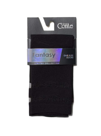 Носки жен. Conte FANTASY 19С-78СП || Шкарпетки жін. CE FANTASY 19С-78СП, р.23-25, 160 Nero