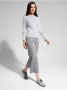 Кюлоты с высокой посадкой в клетку CLASSIC CHIC || Брюки жін. CE CLASSIC CHIC, р.164-98, grey-ivory check Кюлоты с высокой посадкой в клетку CLASSIC CHIC || Брюки жін. CE CLASSIC CHIC, р.164-98, grey-ivory check