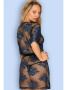 Пеньюар Obsessive Yassmyne peignoir Сине-черный