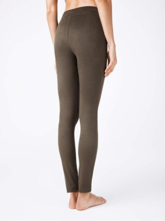 Легинсы женские Conte VELVET, р.170-102, khaki || Ультрам'які легінси з штучної замші VELVET, р. 170-98, bordo