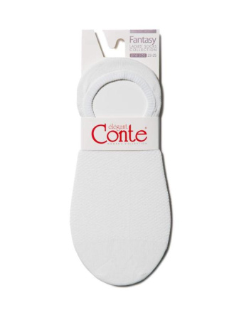 Носки жен. Conte FANTASY (ультракороткие) 18С-128СП, р.23-25, 140 bianco || Шкарпетки жін. CE FANTASY (ультракороткі) 18С-128СП, р.23-25, 140 violet