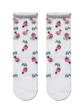 Носки жен. Conte FANTASY 18С-19СП, р.23, 137 белый || Шкарпетки жін. CE FANTASY 18С-19СП, р.23, 137 білий