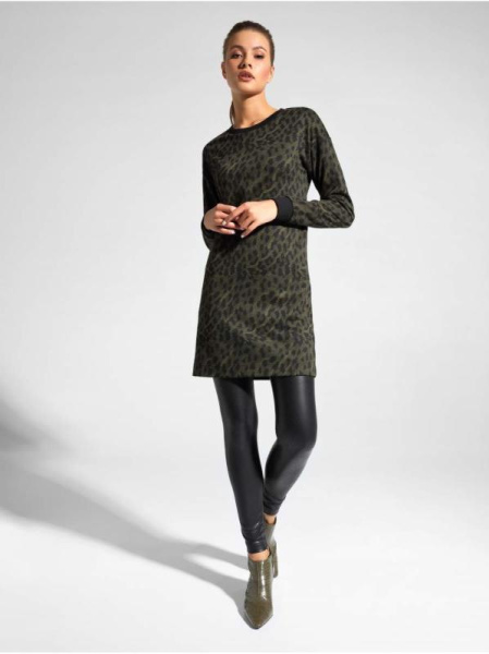Платье с леопардовым рисунком LPL 1045