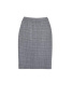 Классическая юбка-футляр в клетку MISS CHIC || Спідниця жін. CE MISS CHIC, р.164-102, grey-ivory