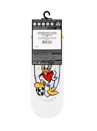 Носки муж. DW DISNEY 17С-167СПМ, р.27, 368 белый || Шкарпетки чол. DISNEY (ультракороткі)  17С-167СПМ, р.25, 370 білий