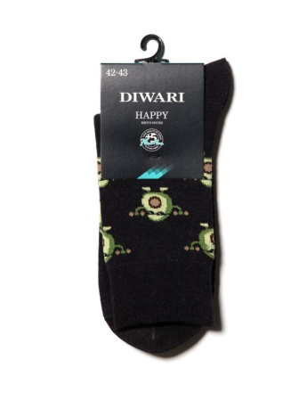 Носки муж. DW HAPPY 17С-151СП || Шкарпетки чол. DW HAPPY 17С-151СП, р.27, 081 темно-сірий