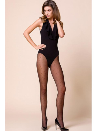 Колготки Gabriella Nana 20 den без трусиковой части Черный