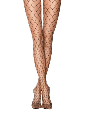 Колготки в крупную сетку RETTE SUPER MAX Lycra, р.3, Nero