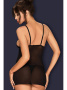 Комплект Obsessive Lucita chemise  Черный