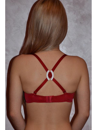 Клипс, стягивающий бретельки Julimex BA-11 Белый