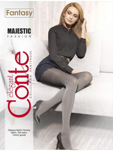 Колготки с эффектом омбре MAJESTIC Lycra, р.4, Fumo Колготки с эффектом омбре MAJESTIC Lycra, р.4, Fumo