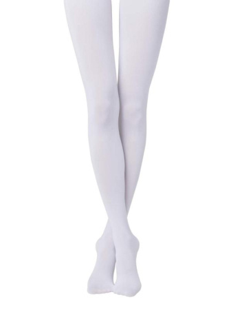 Теплые колготки из нитей микрофибры TRIUMF 220 Lycra, р.4, Bianco