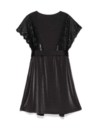 Халат с кружевом и кристаллами Swarovski LHW 1086 || Халат жін. CE SWAROWSKI LHW 1086, р.170-84-90, royal black