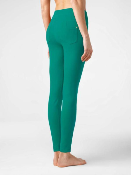 Моделирующие джеггинсы с высокой посадкой INSTYLE, р.164-106, emerald green Моделирующие джеггинсы с высокой посадкой INSTYLE, р.164-106, emerald green
