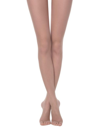 Ультратонкие колготки с открытым мыском SUMMER 8 OPEN TOE Lycra, р.4, Natural